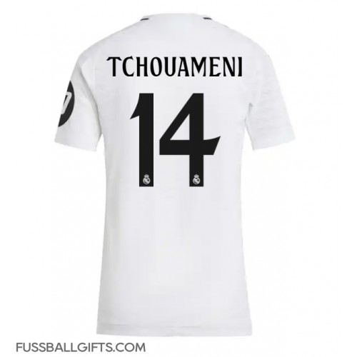 Real Madrid Aurelien Tchouameni #14 Fußballbekleidung Heimtrikot Damen 2024-25 Kurzarm